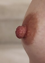 Hairy mature babe Nikki Lee strips butt ass naked.