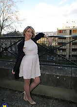 Horny French mature slut fucked up the ass