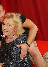 This German grandma has loads of fun with her muscled toy boy