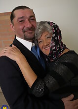 Grandma loves fucking her way younger lover