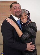 Grandma loves fucking her way younger lover