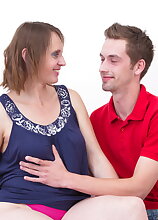 Hairy housewife fucking hard and long