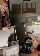 Mature ladies having relaxation time at the sauna