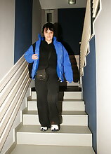 See naked women unwind in an all female mature sauna