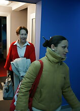 Lets have a look at an all female mature sauna