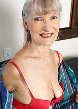 Linda Jones Mature in Glasses