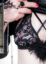 Killi is a 61 year old kinky granny that loves to get her pussy wet when being alone on the sofa