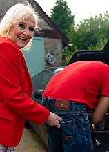 British Claire Knight is a 68 year old granny who craves a big black cock to fuck her!