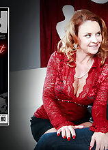 MILF Fashion Agent Janet Mason seduces long dick toyboy model into some hardcore fucking sex