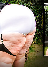 British BBW cougar Missy is a masturbating voluptous nympho with the best of curves and a huge ass