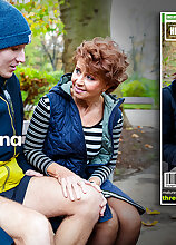 Running toyboy has the best threesome with horny grannies Danny and Romana