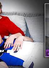 Toyboy painter is having a great fucking time with curvy grandma Jolanka