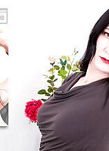When naughty MILF Esmeralda O. is alone the toys come out