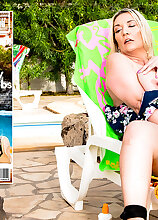 Hot Milf Sandy Big Boobs Fucks a Stranger by The Pool