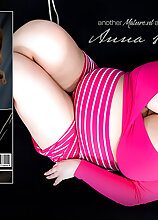 When curvy mom Anna takes out her huge tits all hell breaks loose