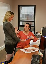 Anal fucking at work with Shana Mour