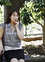 Hairy Japanese MILF Maiko Saeki gets a creampie