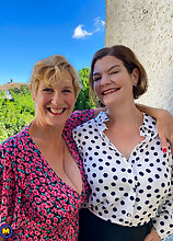 Hairy vesrus shaved, a dominant lesbian sexplay with Molly Maracas and Clare