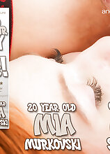 21 year old Mia Murkovski got in an office affair with her 62 year old hairy gilf boss Mini Schwarz