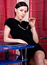 Hairy Secretary Maria Ariana