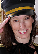 41 year old MILF Celeste Carpenter wants to join the mile high club