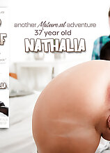 37 year old stepmilf Nathalia seduces her stepson into a wild old and young fuck in his bedroom