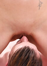 Fire Girl is a red British stepmom that needs her stepson for a facesitting urge she got