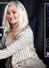 Mature.nl - British hot Blonde Gabie explores her sexuality with her naughty stepmom Ellen B.