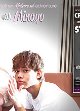 Mature.nl - Minayo is a horny Japanese MILF who gets a creampie after fucking her stepson