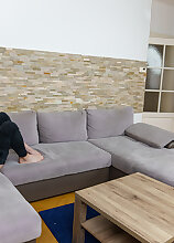Mature.nl - Stepmom Majda and her MILF friend catch a toyboy jerking off
