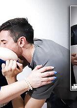 Mature.nl - Big breasted Musa Libertina seduces the delivery toyboy