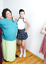 Mature.nl - The BBW evil stepmoms have a new stepdaughter and teeny Maya isn't happy with it!