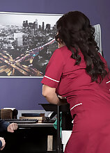 Fuck the big-assed cleaning lady!
