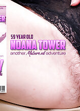 Skinny Noana Tower is a 59 year old GILF with a hairy pussy and loves to masturbate when she's alone