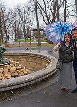 Naughty mom Olga gets fucked hard in her ass